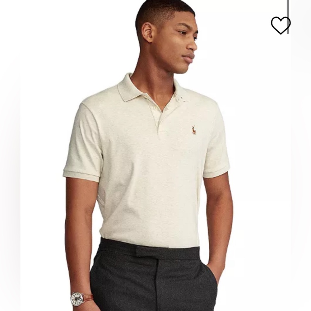 NWT Polo Ralph Lauren Classic Fit Polo in Cream size XL